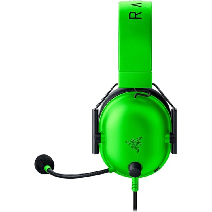 Razer BlackShark V2 X - Headset - ohrumschließend - kabelgebunden - 3,5 mm Stecker - Geräuschisolierung - Razer Green – Bild 4