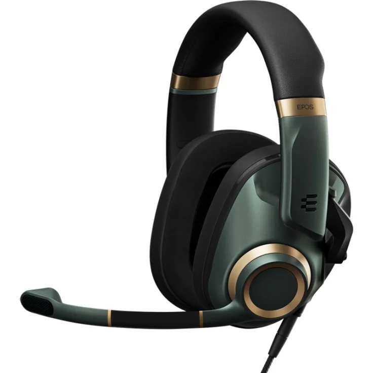 EPOS H6 PRO Kabelgebundenes Gaming Headset Closed, Grün – Bild 1