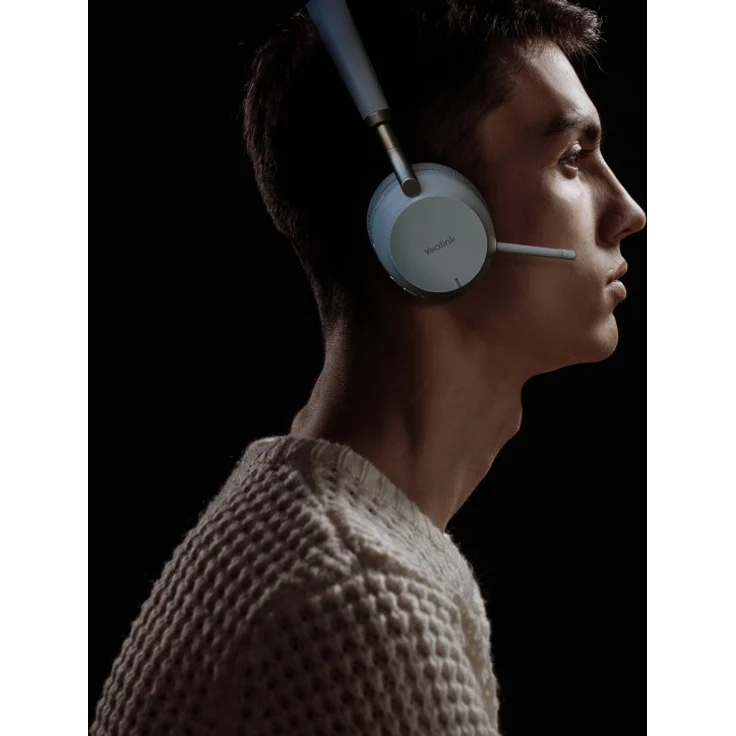 Yealink Bluetooth Headset BH72 Teams Light Gray USB-A, 1208611 – Bild 3