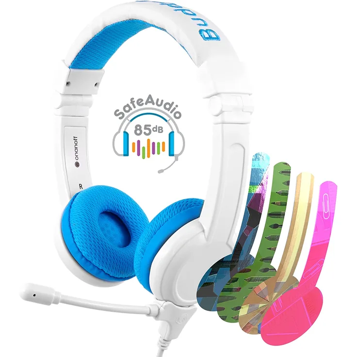 Onanoff Headset für Kinder Homeschooling Blau