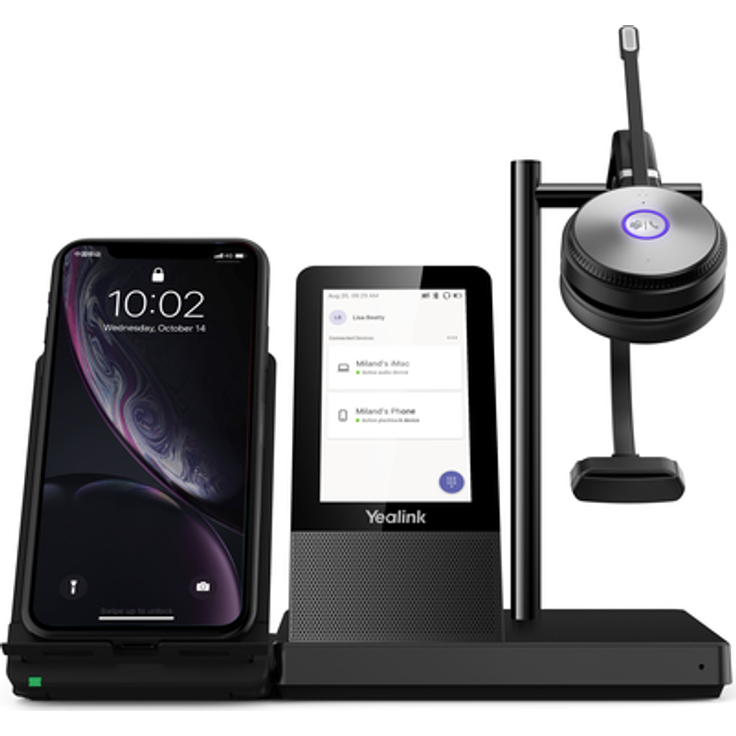 Yealink Microsoft rtified Teams Premier DECT Wireless Headset (WH66 Mono TEAMS)