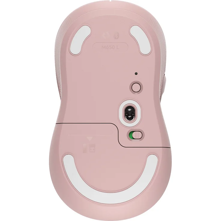 Logitech Signature M650 L - Maus - large size - optisch - 5 Tasten - kabellos - Bluetooth, 2,4 GHz - Logitech Logi Bolt USB-Receiver - rosé (910-006237) – Bild 4