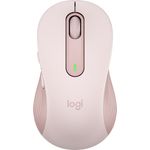 Logitech Signature M650 L - Maus - large size - optisch - 5 Tasten - kabellos - Bluetooth, 2,4 GHz - Logitech Logi Bolt USB-Receiver - rosé (910-006237)