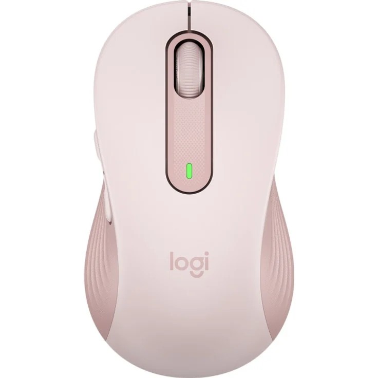 Logitech Signature M650 L - Maus - large size - optisch - 5 Tasten - kabellos - Bluetooth, 2,4 GHz - Logitech Logi Bolt USB-Receiver - rosé (910-006237) – Bild 1