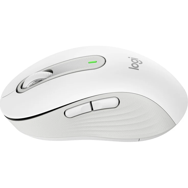 Logitech Signature M650 L - Maus - large size - Für Linkshänder - optisch - 5 Tasten - kabellos - Bluetooth, 2.4 GHz - Logitech Logi Bolt USB-Receiver - Off-White – Bild 5
