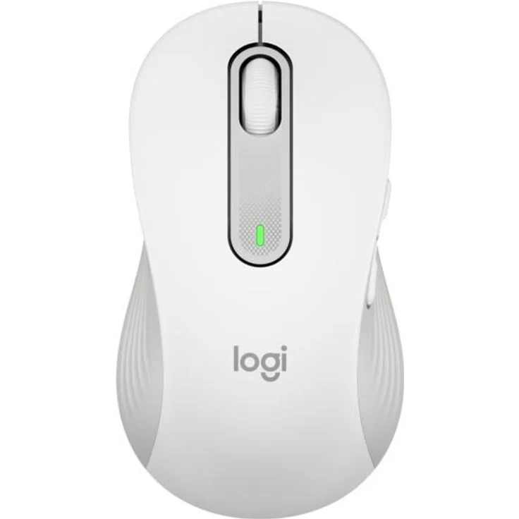 Logitech Signature M650 L - Maus - large size - Für Linkshänder - optisch - 5 Tasten - kabellos - Bluetooth, 2.4 GHz - Logitech Logi Bolt USB-Receiver - Off-White – Bild 1