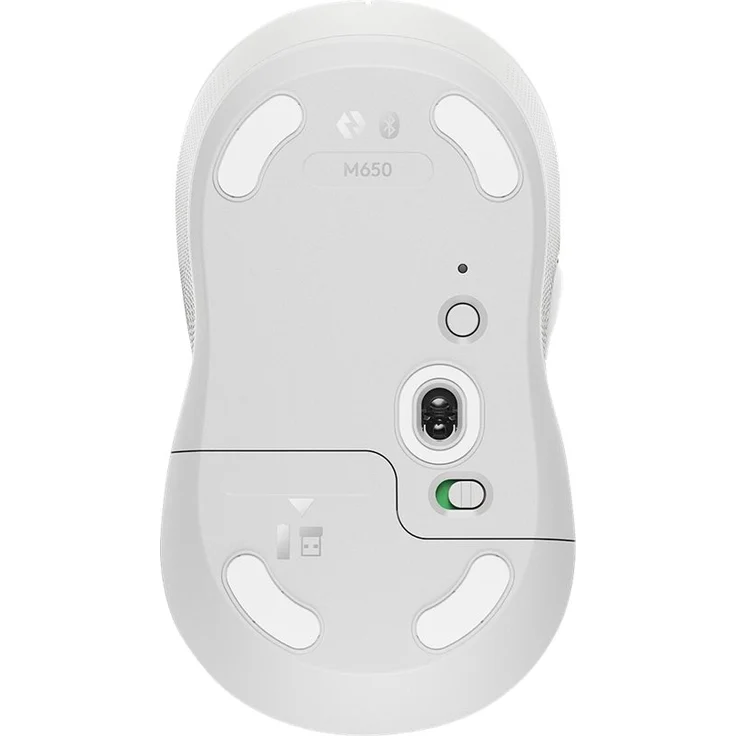 Logitech Signature M650 Gr.M Kabellose Maus Weiß – Bild 3