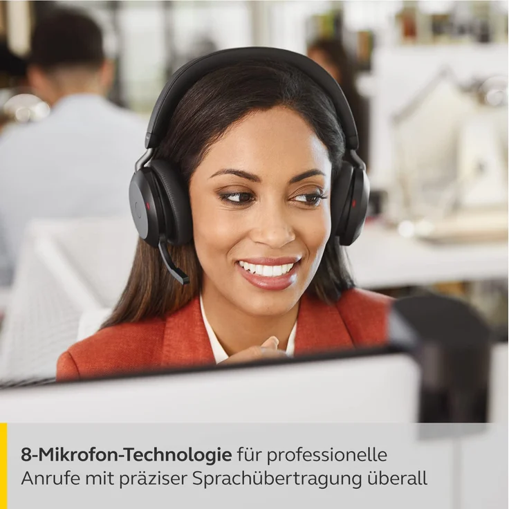 Jabra Evolve 2 75 Link380a On-Ear MS bluetooth – Bild 3
