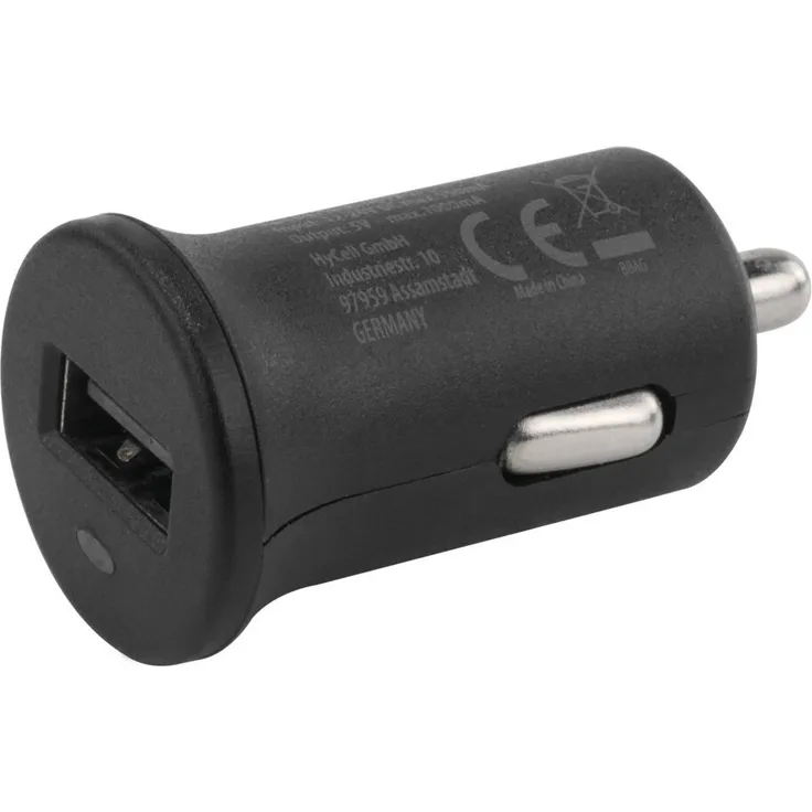HyCell 1000-0015 Carcharger USB 1A 1Port Ladegerät, schwarz