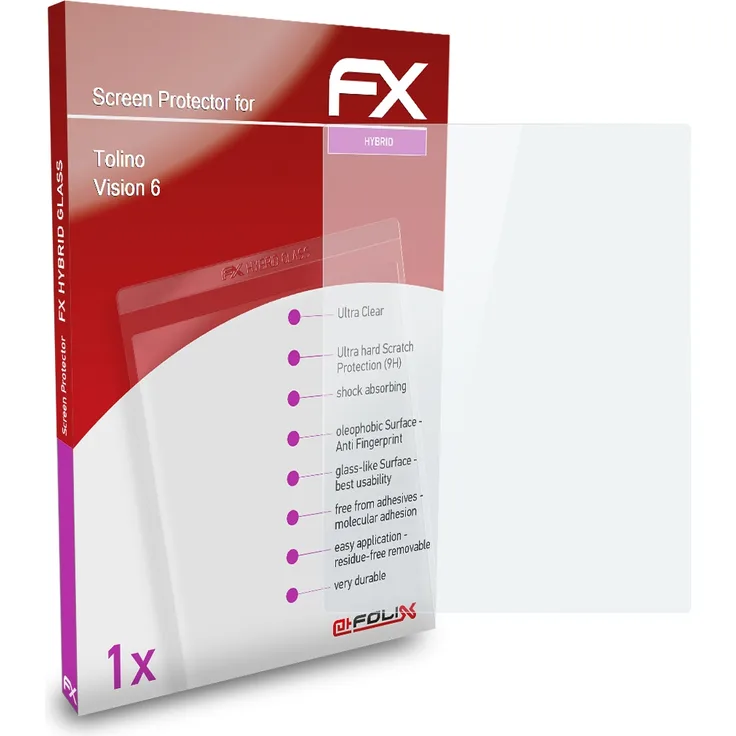 atFoliX Panzerfolie für Tolino Vision 6