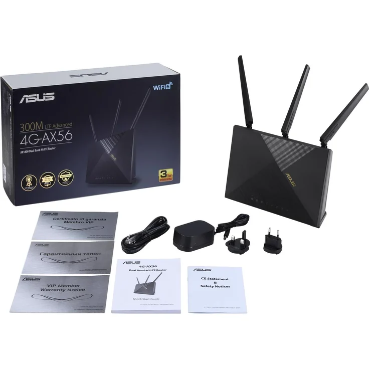 ASUS 4G-AX56 - Wireless Router - WWAN - 4-Port-Switch - GigE - 802.11a-b-g-n-ac-ax – Bild 5