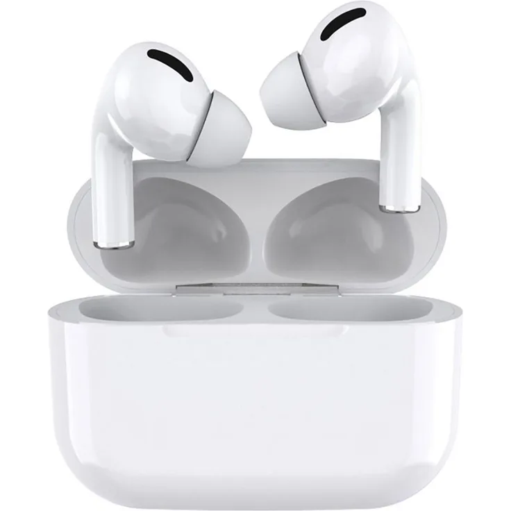 Leicke Twin Mini Pro 3, True Wireless In-Ear-Kopfhörer, Noise Cancelling, Apple Siri, Google Assistant, Bluetooth, weiß