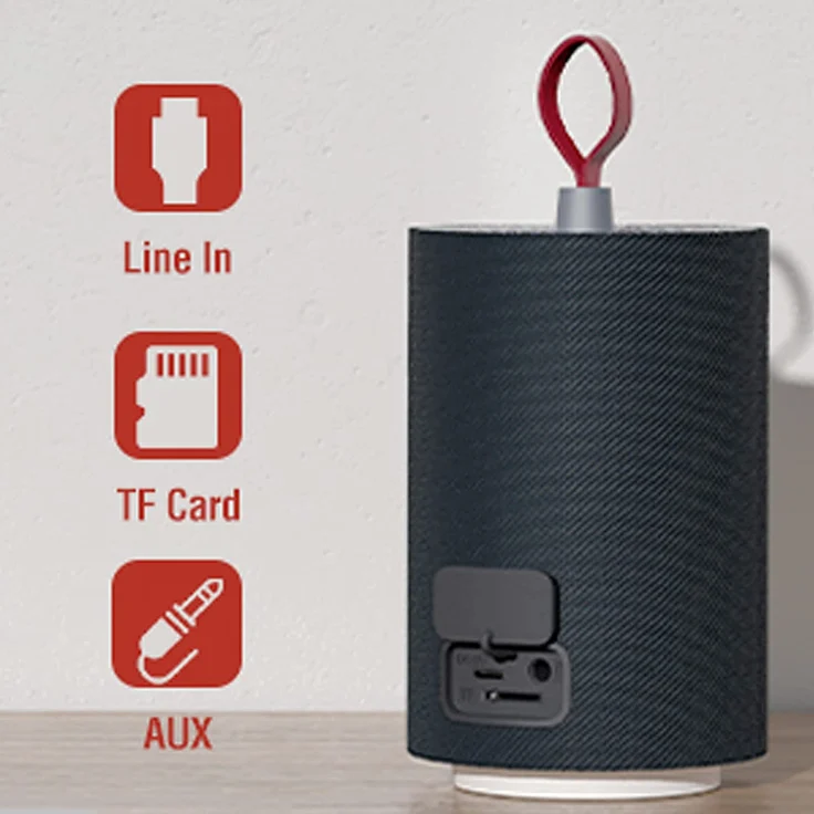 Leicke DJ Roxxx Ninja Night Light, Bluetooth-Lautsprecher mit RGB-Licht, schwarz – Bild 4