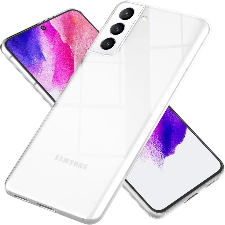 NALIA Klare Silikonhülle für Samsung Galaxy S21 FE, Transparent Anti-Gelb Durchsichtig Vergilbungsfrei Clear Case, Handyhülle Schutzhülle