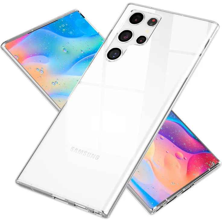 NALIA Klare Silikonhülle für Samsung Galaxy S22 Ultra, Transparent Anti-Gelb Durchsichtig Vergilbungsfrei Clear Case, Handyhülle Schutzhülle