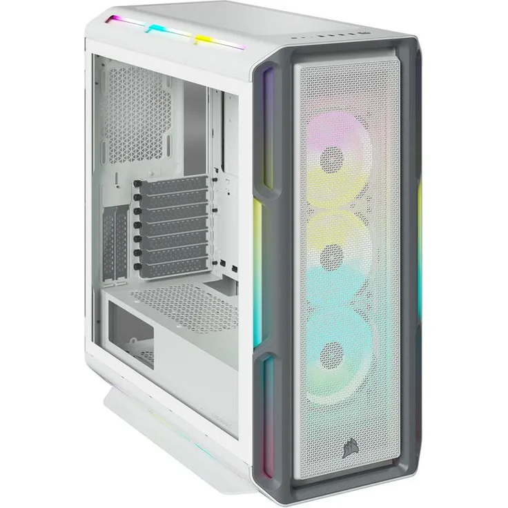 Corsair iCUE 5000T RGB Midi Tower Weiß (CC-9011231-WW)