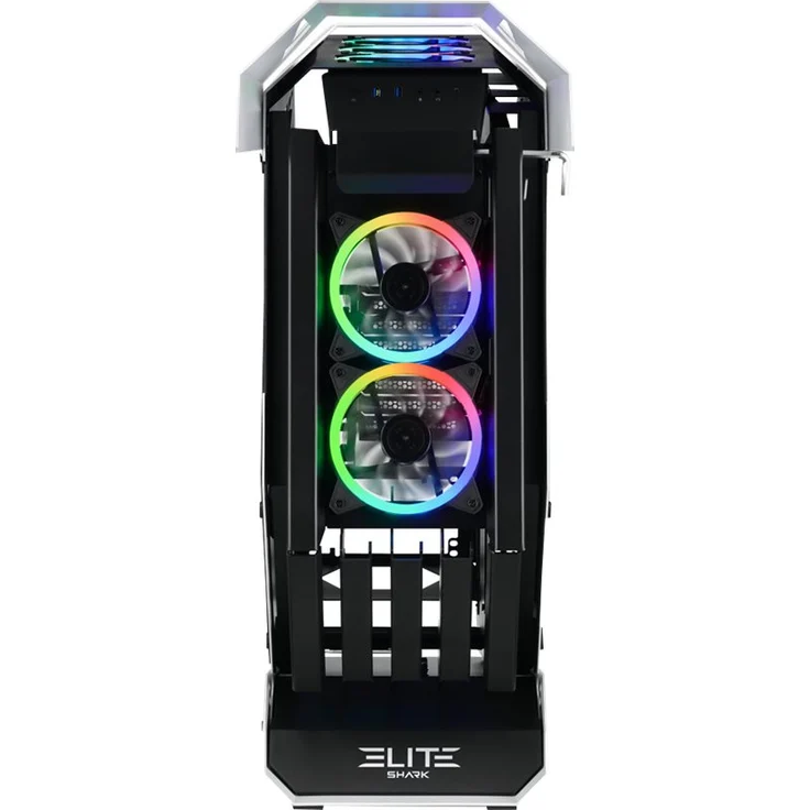 Sharkoon ELITE SHARK CA700 Tower Schwarz, Weiß – Bild 7