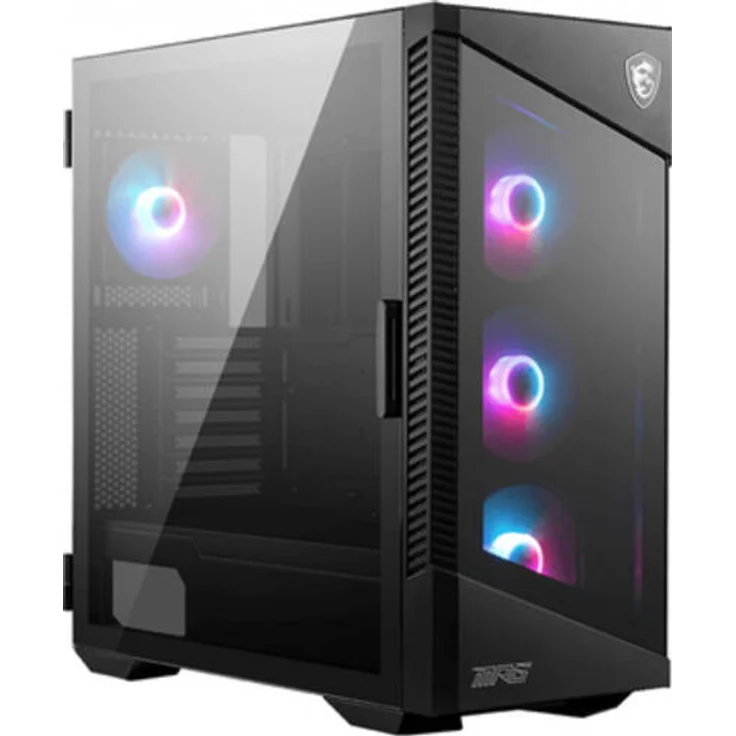 MSI MPG VELOX 100R Computer-Gehäuse Midi Tower Schwarz (306-7G18R21-809) – Bild 1