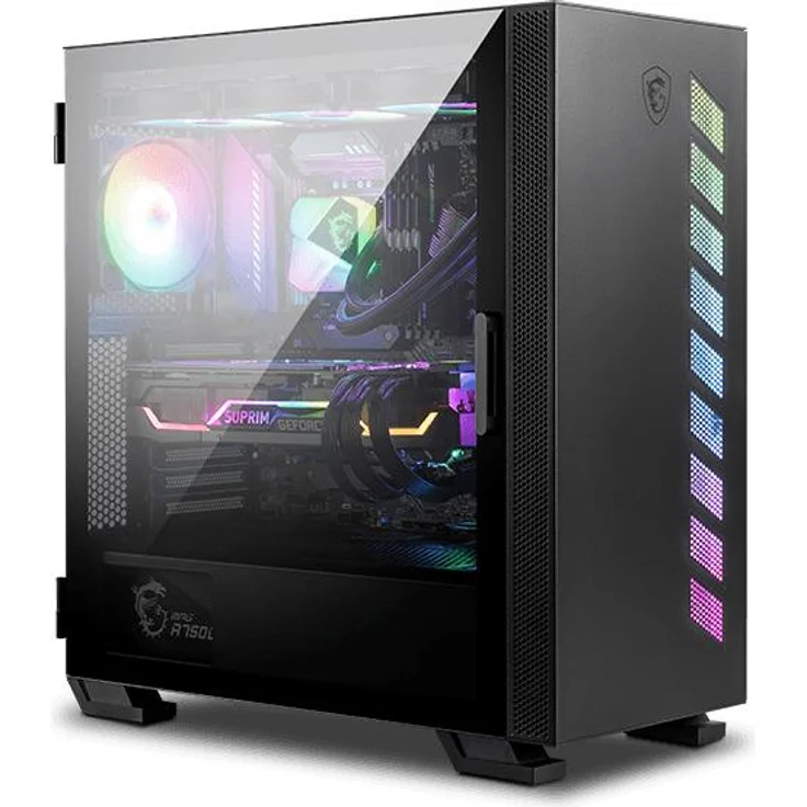 MSI MAG VAMPIRIC 300R Computer-Gehäuse Midi Tower Schwarz (306-7G19R21-809) – Bild 2