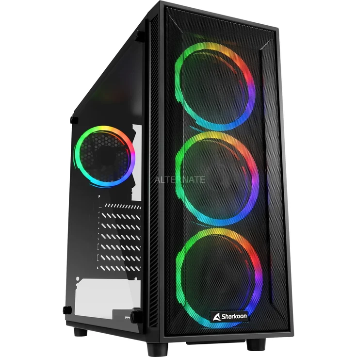 Sharkoon TG4M RGB Schwarz – Bild 1