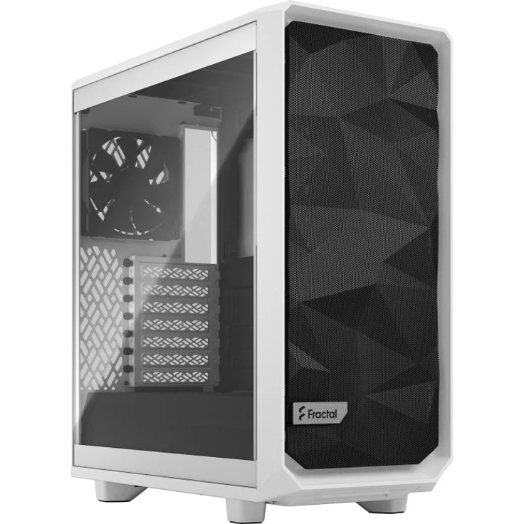Fractal Design Meshify 2 Compact Weiß (FD-C-MES2C-05) – Bild 1