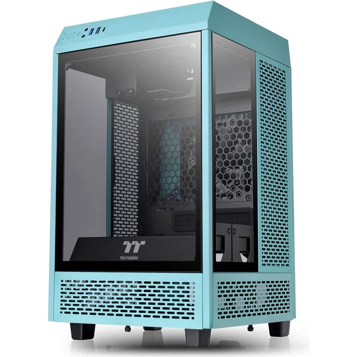 Thermaltake The Tower 100 Mini Tower Türkis (CA-1R3-00SBWN-00) – Bild 3