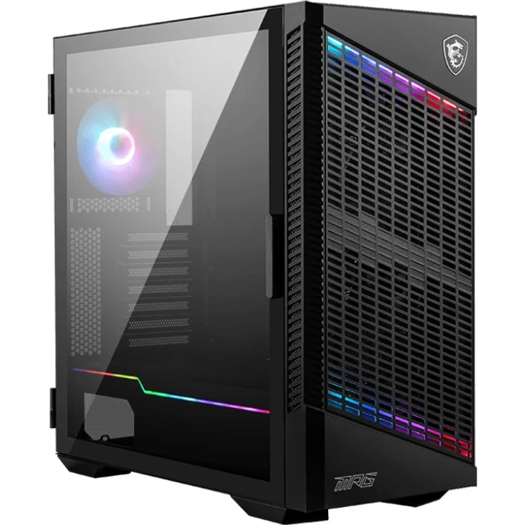 MSI MPG VELOX 100P AIRFLOW Computer-Gehäuse Midi Tower Schwarz (306-7G18P21-809) – Bild 1
