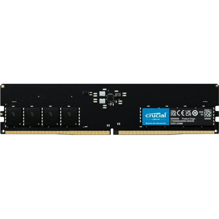 Crucial RAM - 32 GB - DDR5 4800 UDIMM CL40 - 32 GB - DDR5 – Bild 1