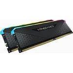 Corsair Vengeance RGB RS - DDR4 - Kit - 64 GB: 2 x 32 GB - DIMM 288-PIN - 3600 MHz - PC4-28800 - CL18 - 1.35 V - ungepuffert - non-ECC - Schwarz (CMG64GX4M2D3600C18) - Preisvergleich
