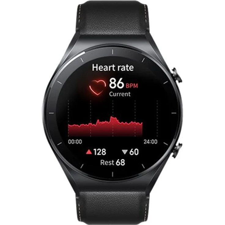 Xiaomi Watch S1 Smartwatch GPS, Unisex, 46,5 mm, Edelstahlgehäuse in Schwarz, schwarzes Fluorkautschukarmband + schwarzes Lederarmband – Bild 10