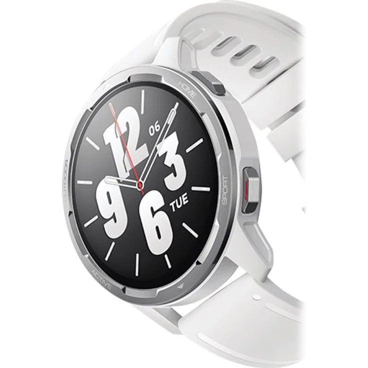 Xiaomi Watch S1 Active GL Smartwatch GPS, Unisex, 46,5 mm, TPU-Armband, Moon White – Bild 5