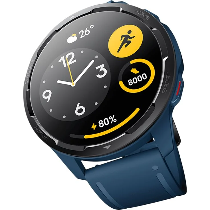 Xiaomi Watch S1 Active GL Smartwatch GPS, Unisex, 46,5 mm, TPU-Armband, Ocean Blue – Bild 6