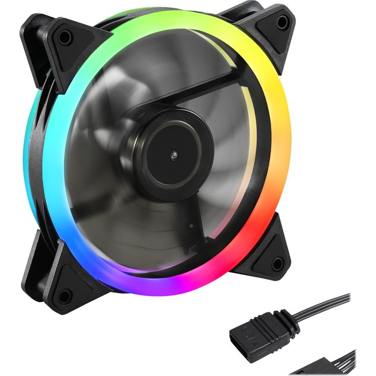 Sharkoon Lüfter 120 120 25 SHARK Blades PWM RGB - Preisvergleich – Bild 3