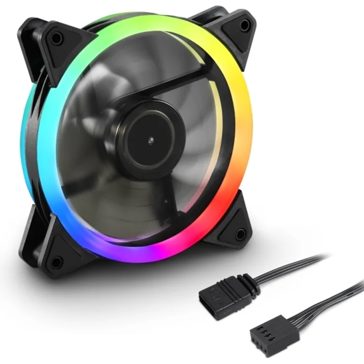 Sharkoon Lüfter 120 120 25 SHARK Blades PWM RGB - Preisvergleich