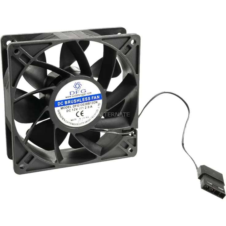 Inter-Tech DFG12038B12DN 120x120x38 Gehäuselüfter