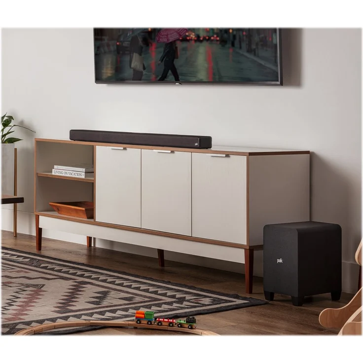 Polk Audio Signa S4 3.1.2 Soundbar mit Subwoofer, Dolby Atmos, Bluetooth, schwarz – Bild 14