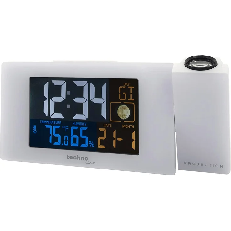 Technoline WT 537 Projektionswecker 12-24-h-Zeitanzeige Schlummerfunktion – Bild 3