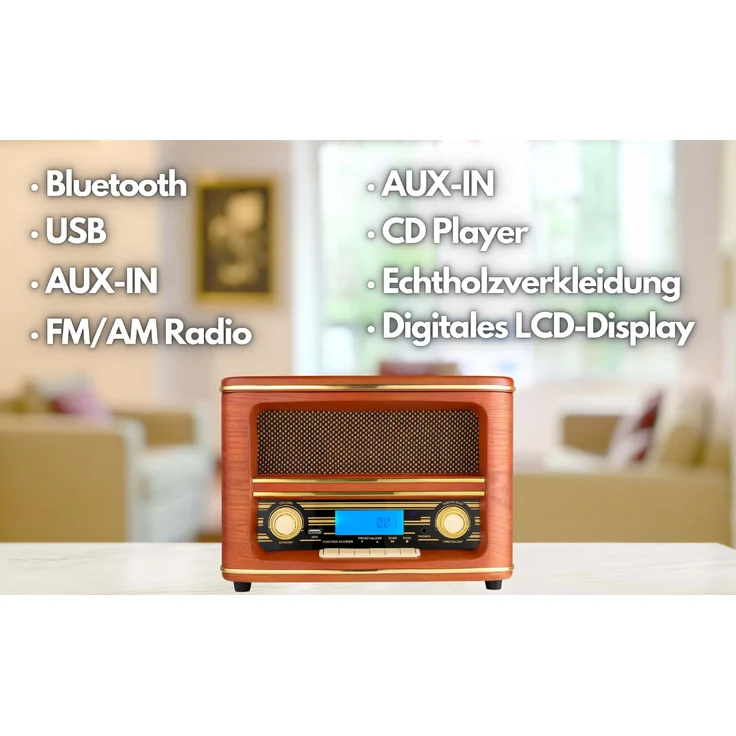 Cyberlux CL-3050 Retro Radio – Bild 2