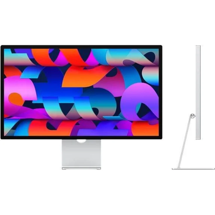 Apple Studio Display - 27 Zoll, 5k Ultra HD, Standardglas, Neigungs- und höhenverstellbarer Standfuß (MK0Q3D/A) – Bild 6