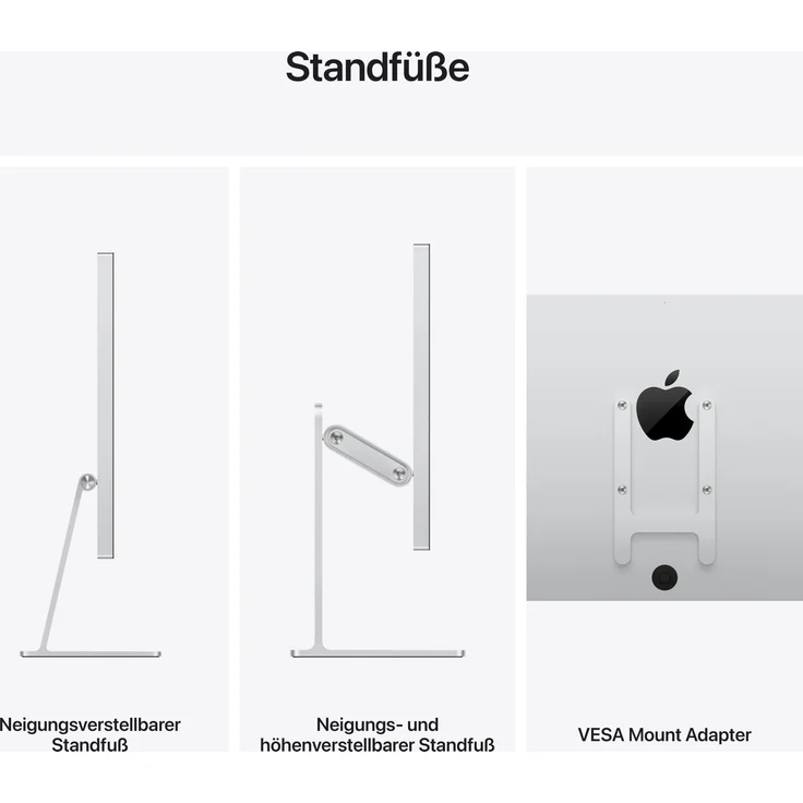 Apple Studio Display - 27 Zoll, 5k Ultra HD, Nanotexturglas, Neigungsverstellbarer Standfuß (MMYW3D/A) – Bild 4