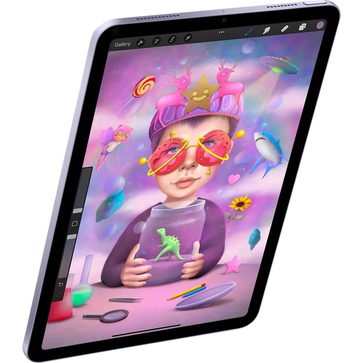 Apple iPad Air (2022) Quad-HD-Auflösung 10,9 Zoll, WiFi-Tablet, Apple M1 Chip, 256 GB Speicher, iPadOS, Violett (MME63FD/A) – Bild 11