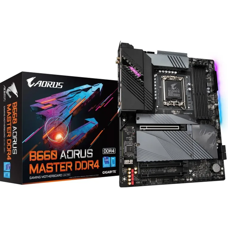 Gigabyte B660 AORUS MASTER DDR4 - 1.0 - Motherboard - ATX - LGA1700-Sockel - B660 Chipsatz