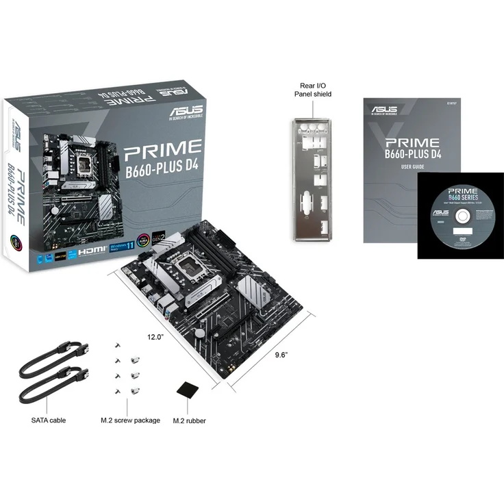 ASUS PRIME B660-PLUS D4 Intel B660 LGA 1700 ATX (90MB18X0-M0EAY0) – Bild 3