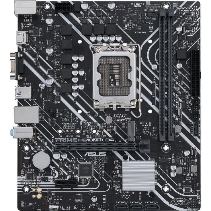 ASUS PRIME H610M-K D4 Intel H610 LGA 1700 micro ATX (90MB1A10-M0EAY0) – Bild 2