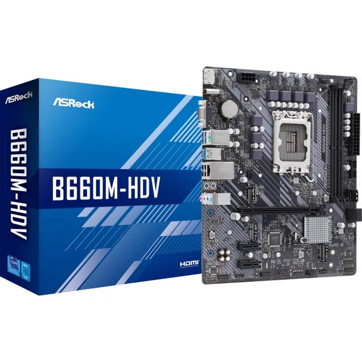 Asrock B660M-HDV Intel B660 LGA 1700 micro ATX (90-MXBH40-A0UAYZ)