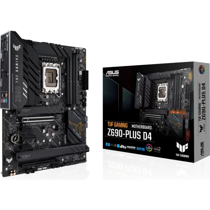 ASUS TUF GAMING Z690-PLUS D4 Intel Z690 ATX (90MB18U0-M0EAY0) – Bild 1