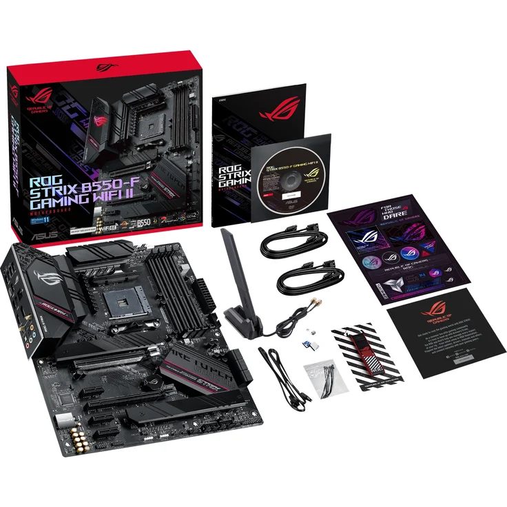 ASUS ROG STRIX B550-F GAMING WIFI II AMD B550 Sockel AM4 ATX (90MB19V0-M0EAY0) – Bild 2
