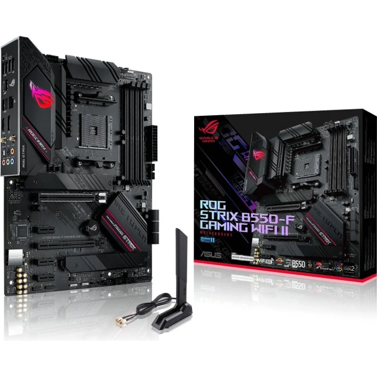 ASUS ROG STRIX B550-F GAMING WIFI II AMD B550 Sockel AM4 ATX (90MB19V0-M0EAY0) – Bild 1