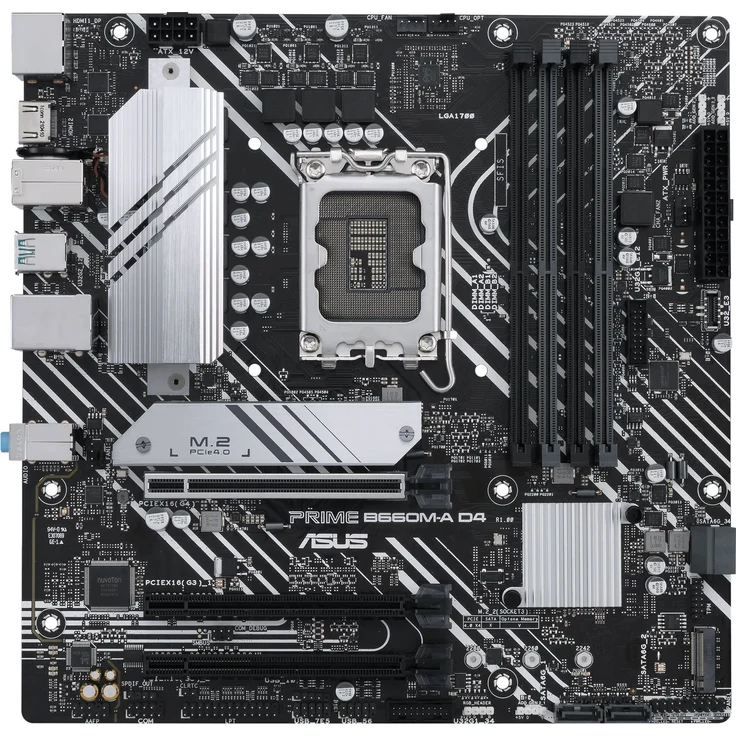 ASUS PRIME B660M-A D4 Intel B660 LGA 1700 micro ATX (90MB19K0-M0EAY0) – Bild 2