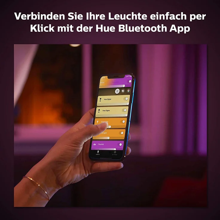 Philips Hue White & Color Ambiance Centris LED 3-er Spotleuchte, dimmbar, 16 Mio. Farben, steuerbar via App / Bluetooth, kompatibel mit Amazon Alexa (Echo, Echo Dot), weiß – Bild 10